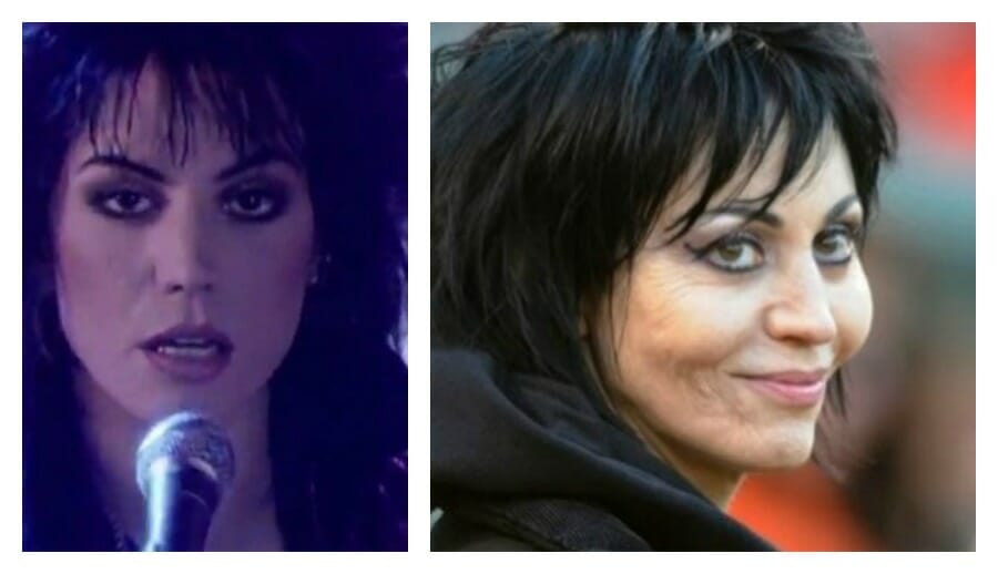 Joan jett One of the biggest 80s Pop Stars80s Chart Topping 80s Pop Stars -Then and now