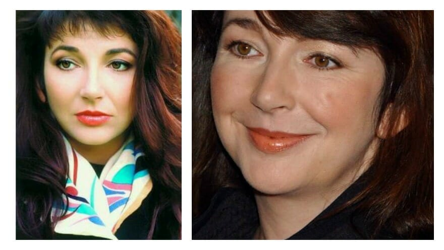 Kate Bush Chart Topping 80s Pop Stars 80s - 80s Pop Stars -Then and now