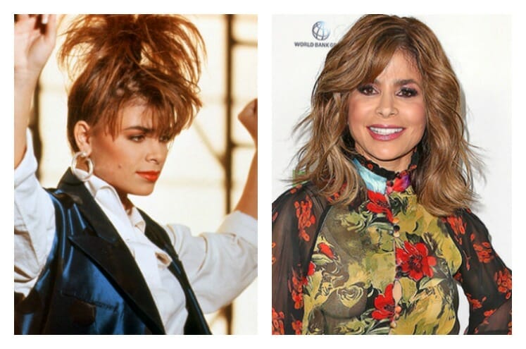 Paula Abdul Pop Star from the 80s  80s Pop Stars -Then and now