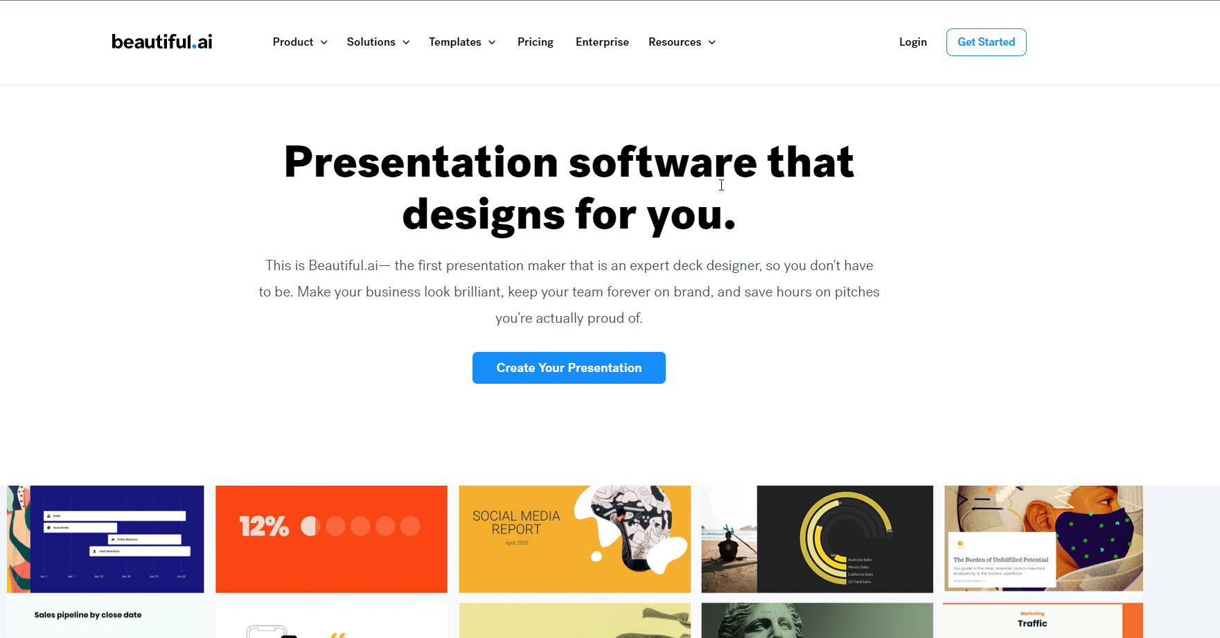 Create beautiful presentations with this free ai software